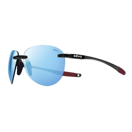 Men's Descend A RE1169V 01 BL Sunglasses // Volition Black + Blue Water