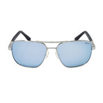 Men's Freeman RE1012 03 BL Sunglasses // Chrome + Blue Water