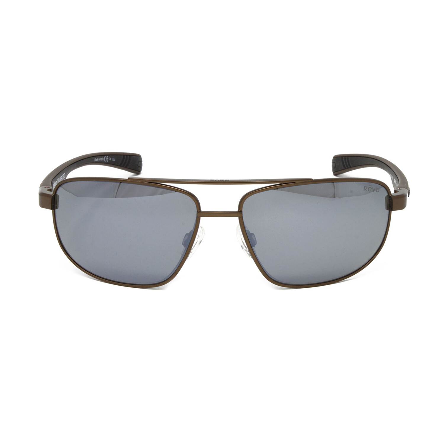 Men's Wraith RE1018 02GY Sunglasses // Brown Graphite - Revo Sunglasses ...