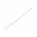 14K White Gold Diamond Tennis Bracelet // 7" // New