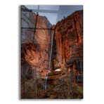 Waterfall Beauty At Zion // Bill Sherrell (12"W x .13"D x 16"H)