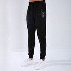 Standard Fit Tracksuit // Letter Printed // 2-Piece Set // White (XL)