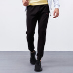 Standard Fit Tracksuit // Ribbon Print Detail // 2-Piece Set // White (S)