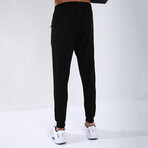 Standard Fit Tracksuit // Ribbon Print Detail // 2-Piece Set // Anthracite (2XL)