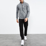 Standard Fit Tracksuit // 2-Piece Set // Gray Melange (M)