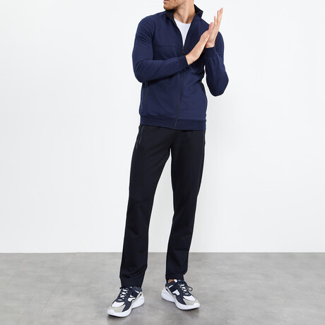 Standard Fit Tracksuit // 2-Piece Set // Indigo (S)