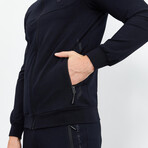 Standard Fit Tracksuit // 2-Piece Set // Navy Blue (2XL)