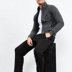 Standard Fit Tracksuit // 2-Piece Set // Anthracite Melange (2XL)