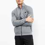 Standard Fit Tracksuit // 2-Piece Set // Gray Melange (M)
