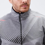 Run Mode Tracksuit // 2-Piece Set // Gray Melange (2XL)