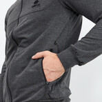 Standard Fit Tracksuit // 2-Piece Set // Anthracite Melange (2XL)