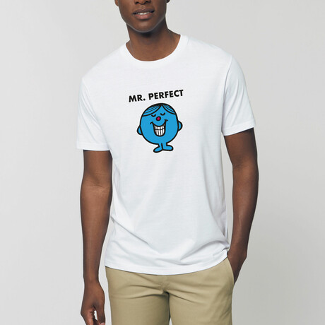 MR. PERFECT T-SHIRT // WHITE (S)