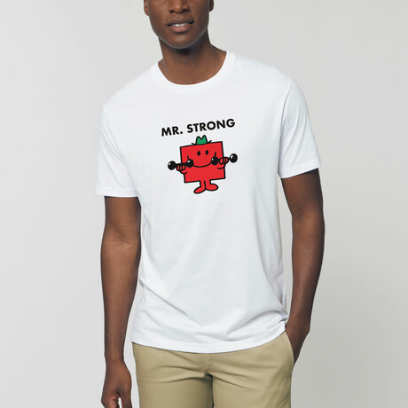 MR. STRONG T-SHIRT // WHITE (S)