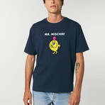 MR. MISCHIEF T-SHIRT // NAVY (S)