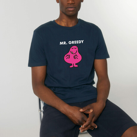 MR. GREEDY T-SHIRT // NAVY (S)