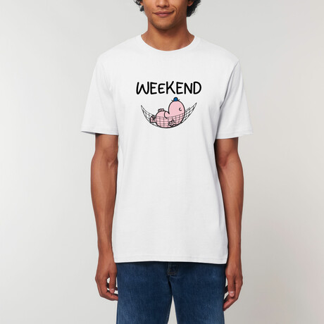 WEEKEND T-SHIRT // WHITE (S)