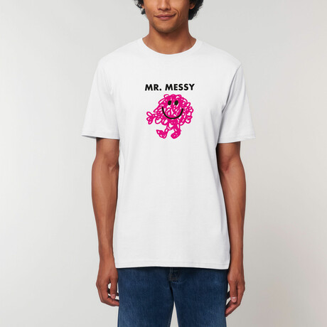 MR. MESSY T-SHIRT // WHITE (S)