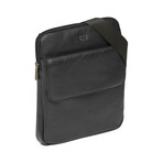 Men's Shoulder Bag Tuscany Collection V2 // Black
