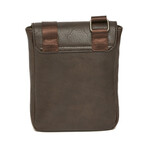 Men's Postal Pouch Tuscany Collection // Dark Brown