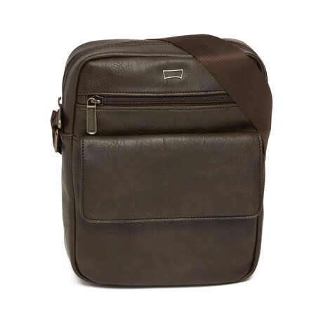 Men's Shoulder Bag Tuscany Collection V1 // Dark Brown