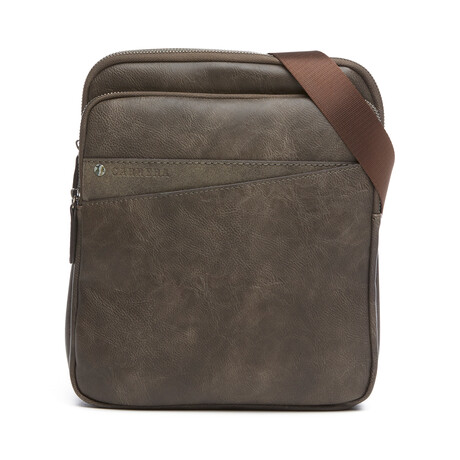 Men's Shoulder Pouch Catcher Collection // Brown
