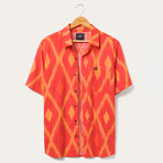 Martel Short Sleeve Button Up Shirt // Aurora Red (XL)
