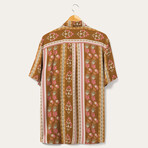 Felix Short Sleeve Button Up Shirt // Monks Robe (M)