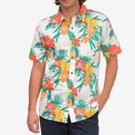 Toobs Short Sleeve Button Up Shirt // Vintage White (2XL)