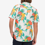 Toobs Short Sleeve Button Up Shirt // Vintage White (2XL)