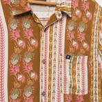 Felix Short Sleeve Button Up Shirt // Monks Robe (M)