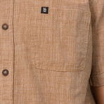 Hughes Short Sleeve Button Up Shirt // Monks Robe (2XL)