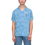 Austin Short Sleeve Button Up Shirt // Parisian Blue (2XL)