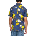 Toobs Short Sleeve Button Up Shirt // Blue Indigo (2XL)