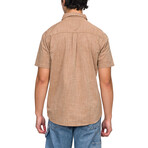 Hughes Short Sleeve Button Up Shirt // Monks Robe (2XL)