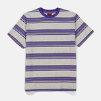 Vintage Stripe Short Sleeve T-Shirt // Natural (S)