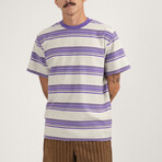 Vintage Stripe Short Sleeve T-Shirt // Natural (L)