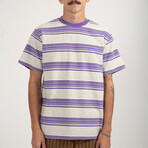 Vintage Stripe Short Sleeve T-Shirt // Natural (L)