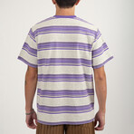 Vintage Stripe Short Sleeve T-Shirt // Natural (2XL)