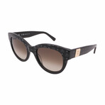 MCM // Women's MCM608S 963 Cat Eye Sunglasses// Black Visetto + Gray Gradient