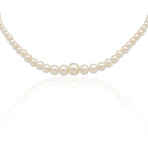 10K White Gold Pearl Necklace // 17" // Pre-Owned