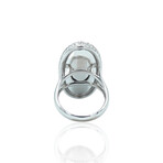 18K White Gold Diamond Ring // Ring Size: 6.25 // New