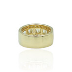 18K Yellow Gold Diamond Ring // Ring Size: 7.25 // New