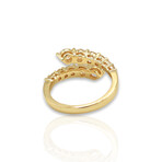18K Yellow Gold Diamond Ring // Ring Size: 6 // New