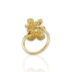 18K Yellow Gold Diamond Ring // Ring Size: 6.25 // New