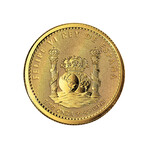 2023-M 1/10th Ounce Spanish Gold Doubloon // Baby Bull // Reverse Proof // Deluxe Collector's Box