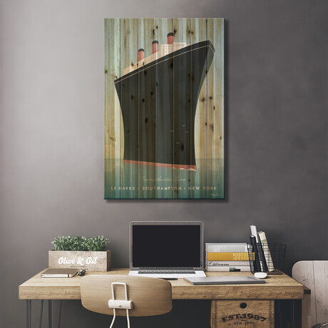 Cruise Ship // Henry Rivers (26"H x 18"W x 1.5"D)