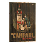 Campari Aperitivo Advertising Vintage Poster // Marcello Nizzoli (26"H x 18"W x 1.5"D)