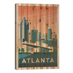 Atlanta Georgia Travel Poster // Olahoop Travel Posters (26"H x 18"W x 1.5"D)