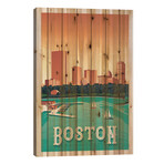 Boston Travel Poster // Olahoop Travel Posters (26"H x 18"W x 1.5"D)