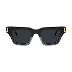 Unisex Avenue Sunglasses // Black Marble & 24K Gold